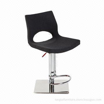 Swivel Bar Stool, Made of PU/Fabric and Chrome Frame, ODM/OEM Services Provided